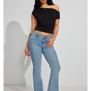 Garage Light Blue Flare Jeans Size 3 Brand New with Tags Unopened